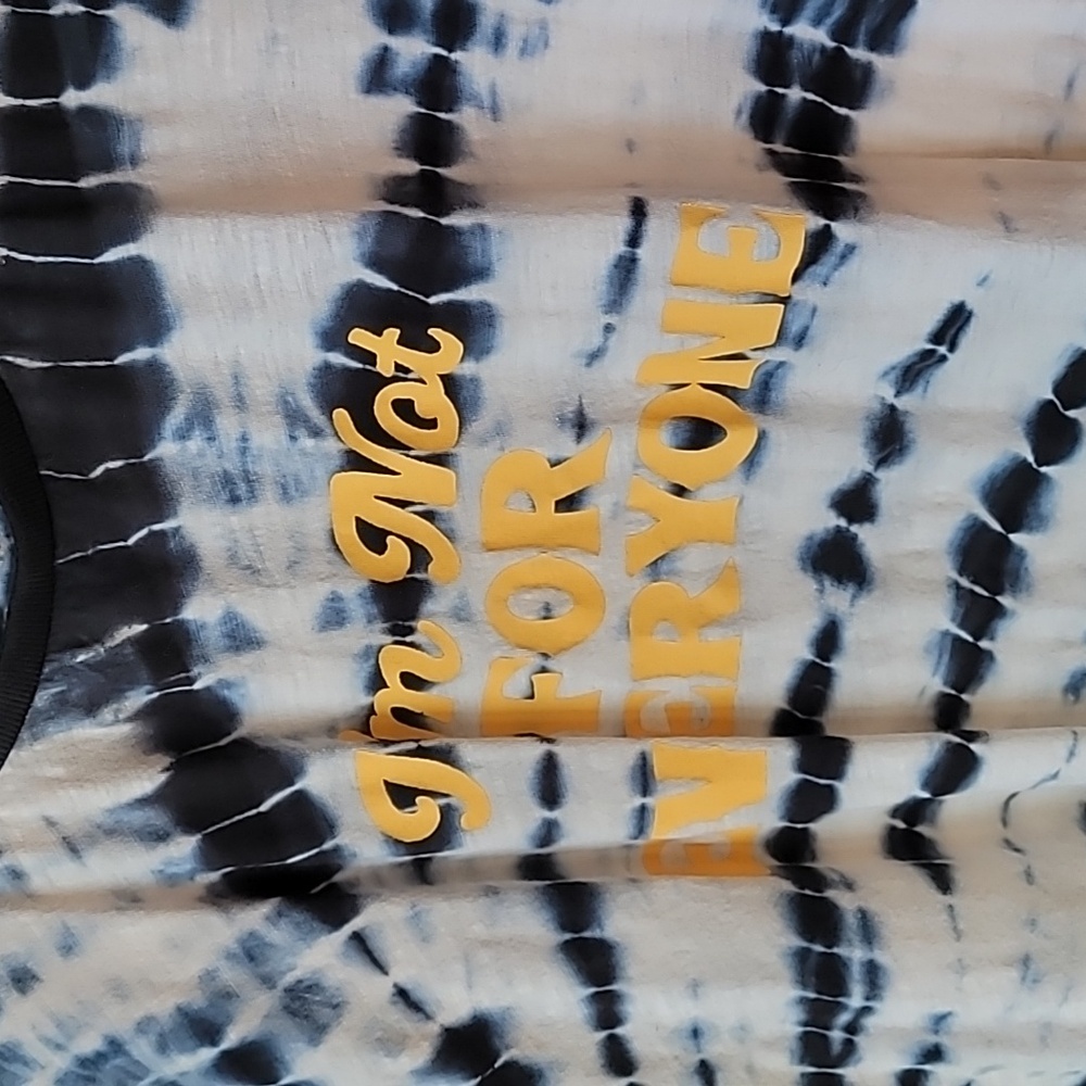 Tie-Dye Graphic Tee- Im Not For Everyone - Picture 5 of 6